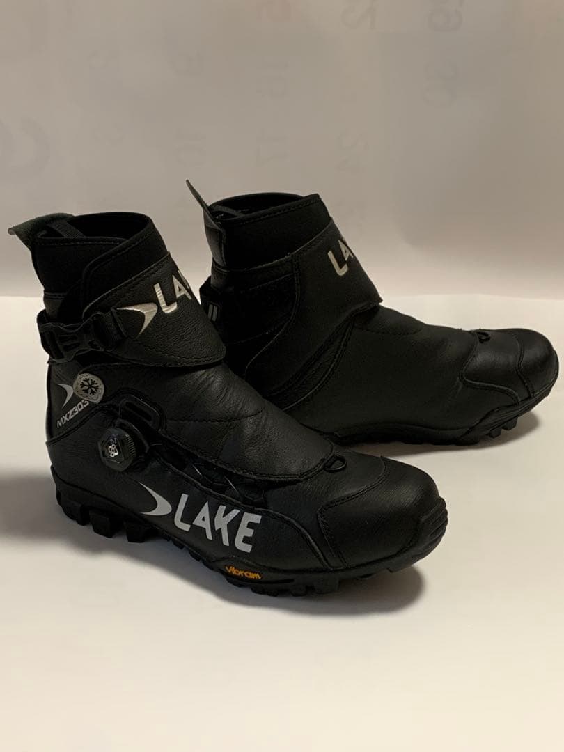 43サイズ　LAKE MXZ303 ウインターサイクリングブーツ　ブラック