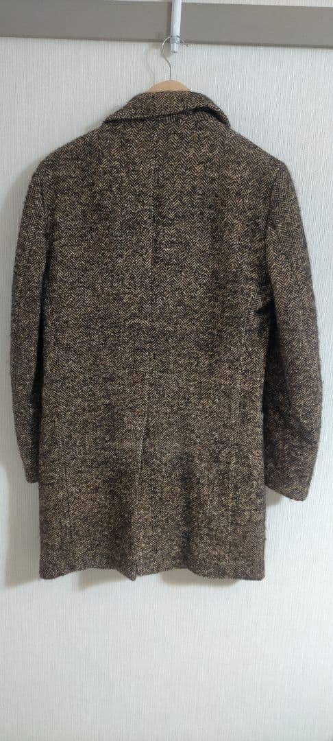 美品⚫エッリコフォルミコラ ダブルブレストチェスターコート 44
