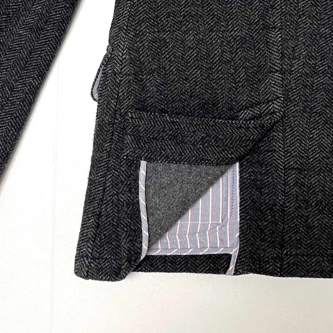 【美品】Ralph Lauren/ヘリンボーン/上質圧縮ウールニット(S)