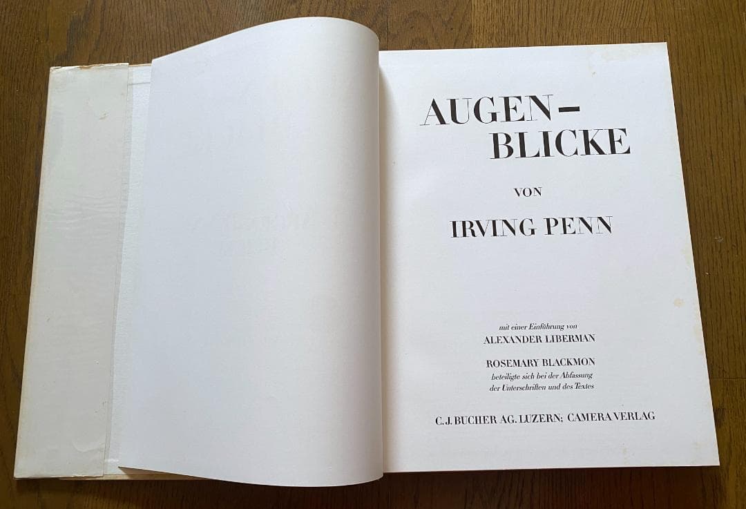 アービング・ペン 写真集 1960年発行