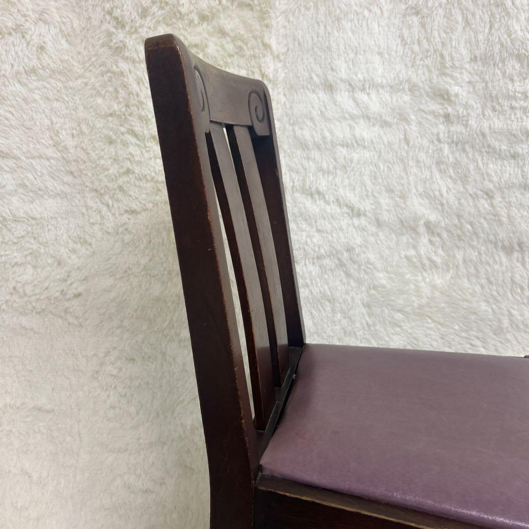 【良品】ハイバックチェア　ダイニングチェア　イギリス　アンティーク