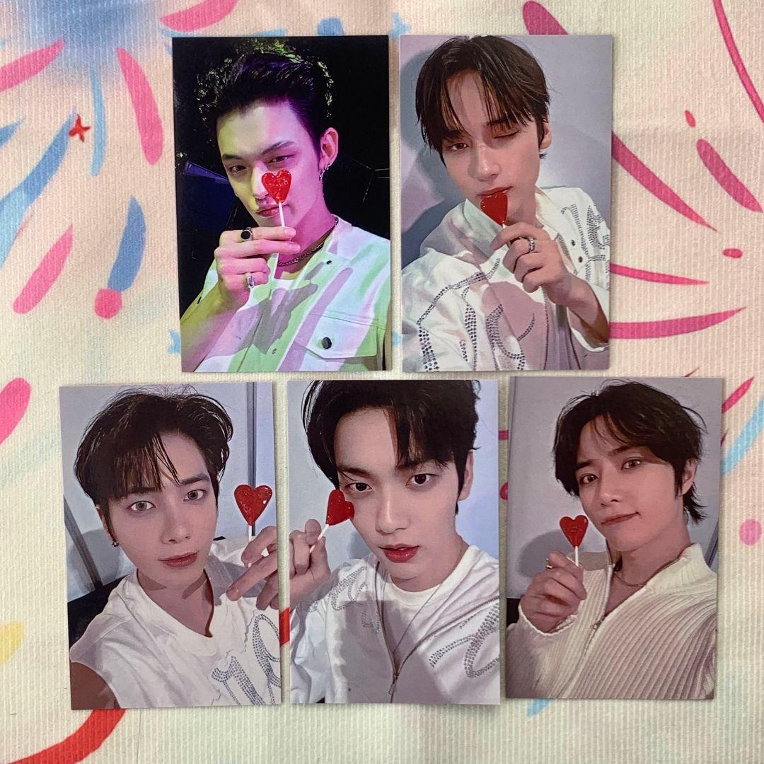 TXT 公開放送 Love Language サノク 韓国 トレカ 全員5枚