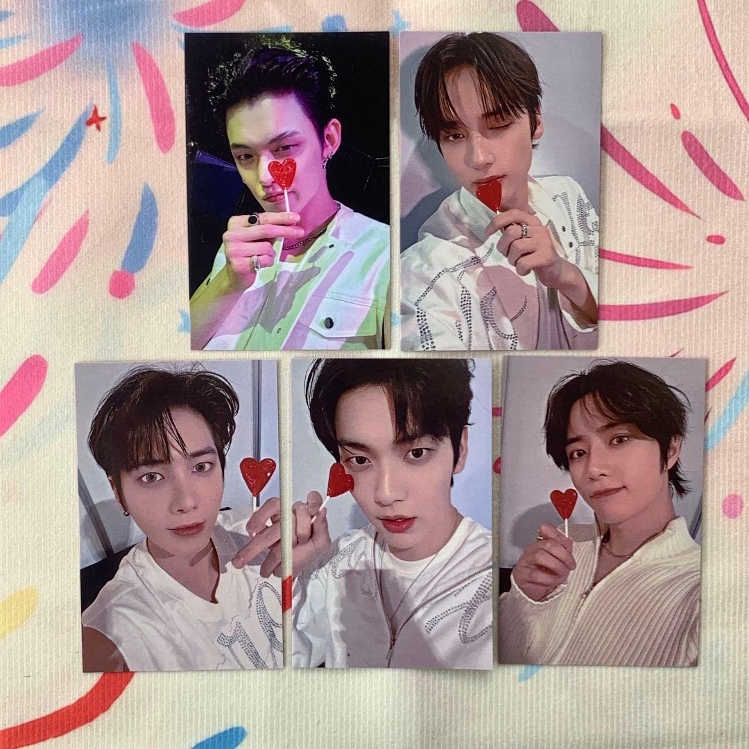 TXT 公開放送 Love Language サノク 韓国 トレカ 全員5枚