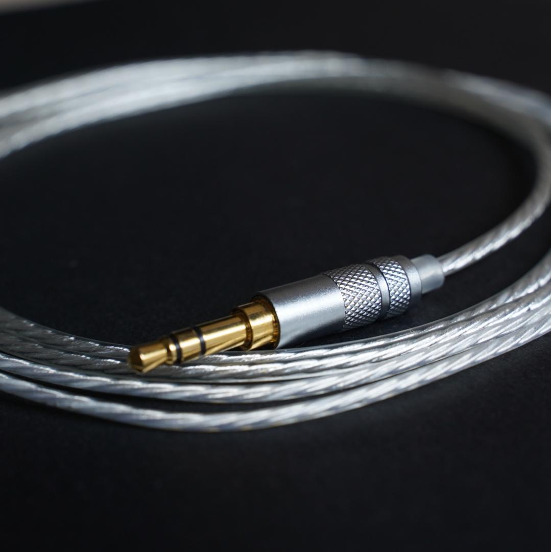 【限定品】ついに7N超冷凍製単結晶銅銀メッキ最高スペックIE500/3.5mm