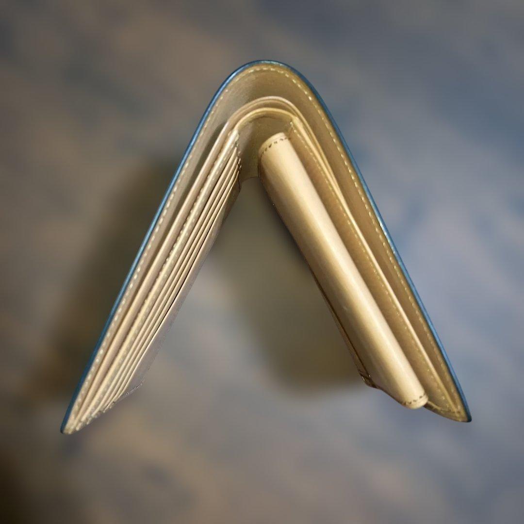 ゲ*ン様 ブースターズ　コードバン　緑　ダークグリーン　 二つ折り　財布