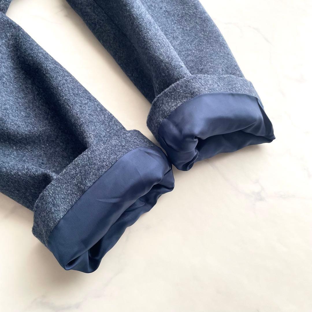 未使用級　レリアン　カシミヤ100% フォックスファー　フーデットコート　9号