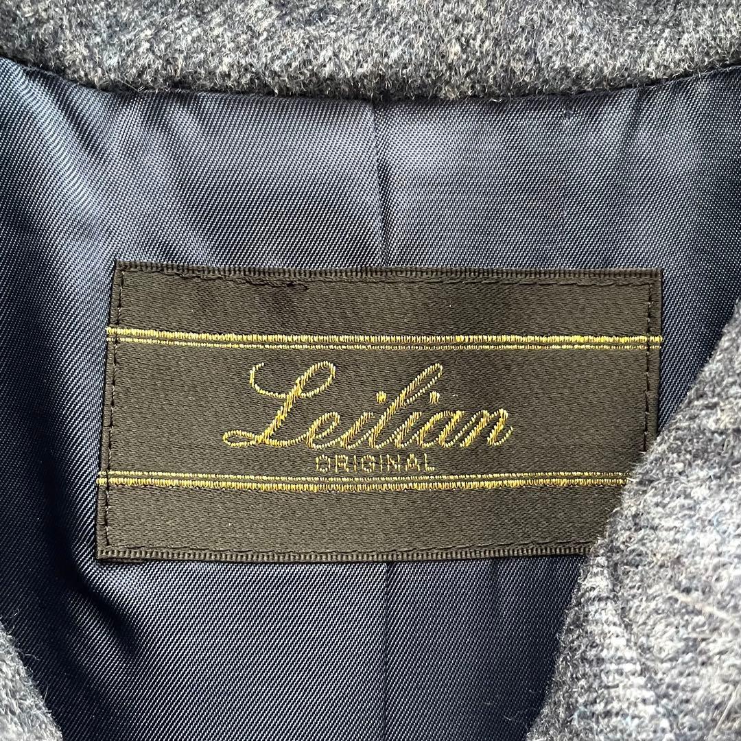 未使用級　レリアン　カシミヤ100% フォックスファー　フーデットコート　9号