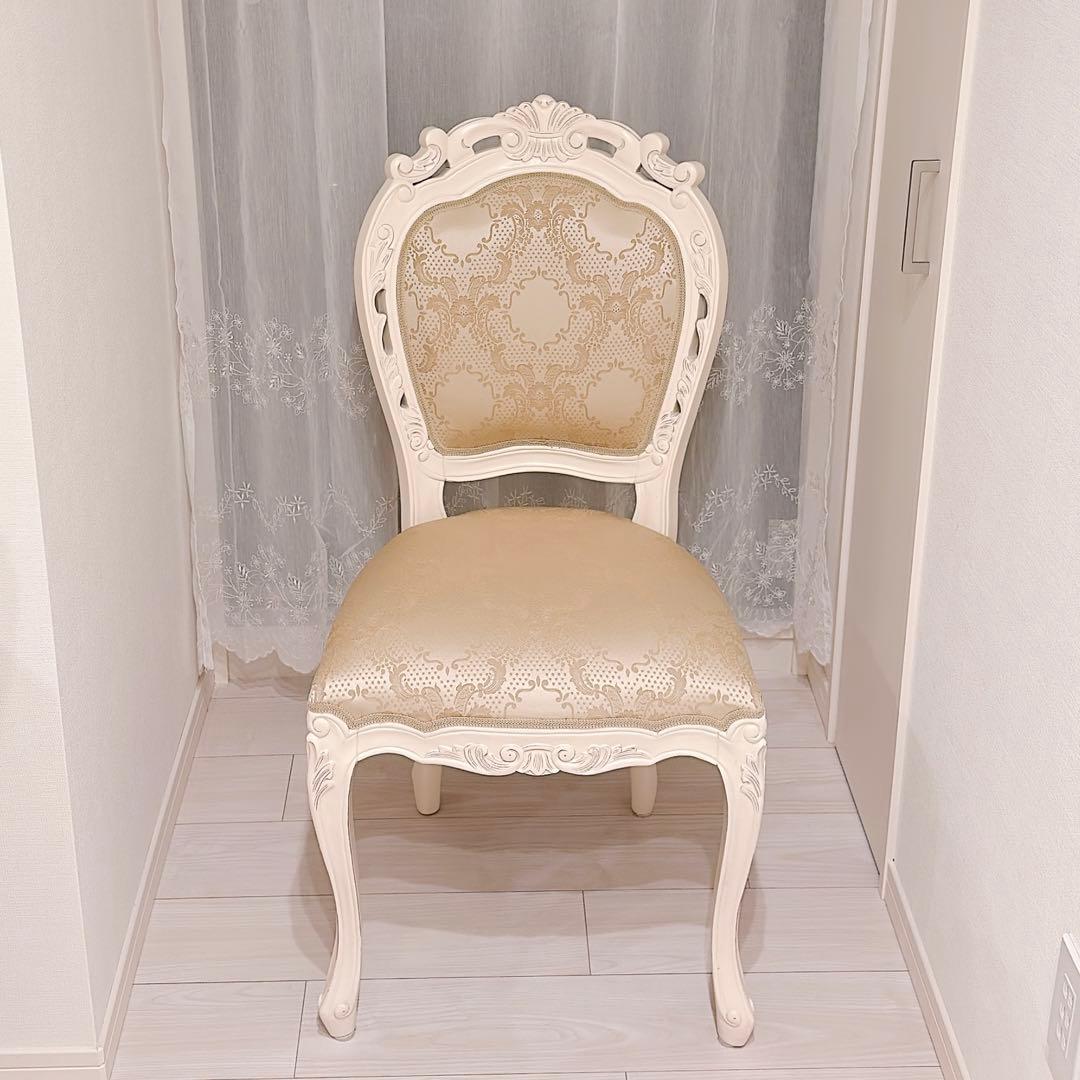 【リリー】猫脚 ダイニングチェア ヨーロッパ風 フレンチスタイル