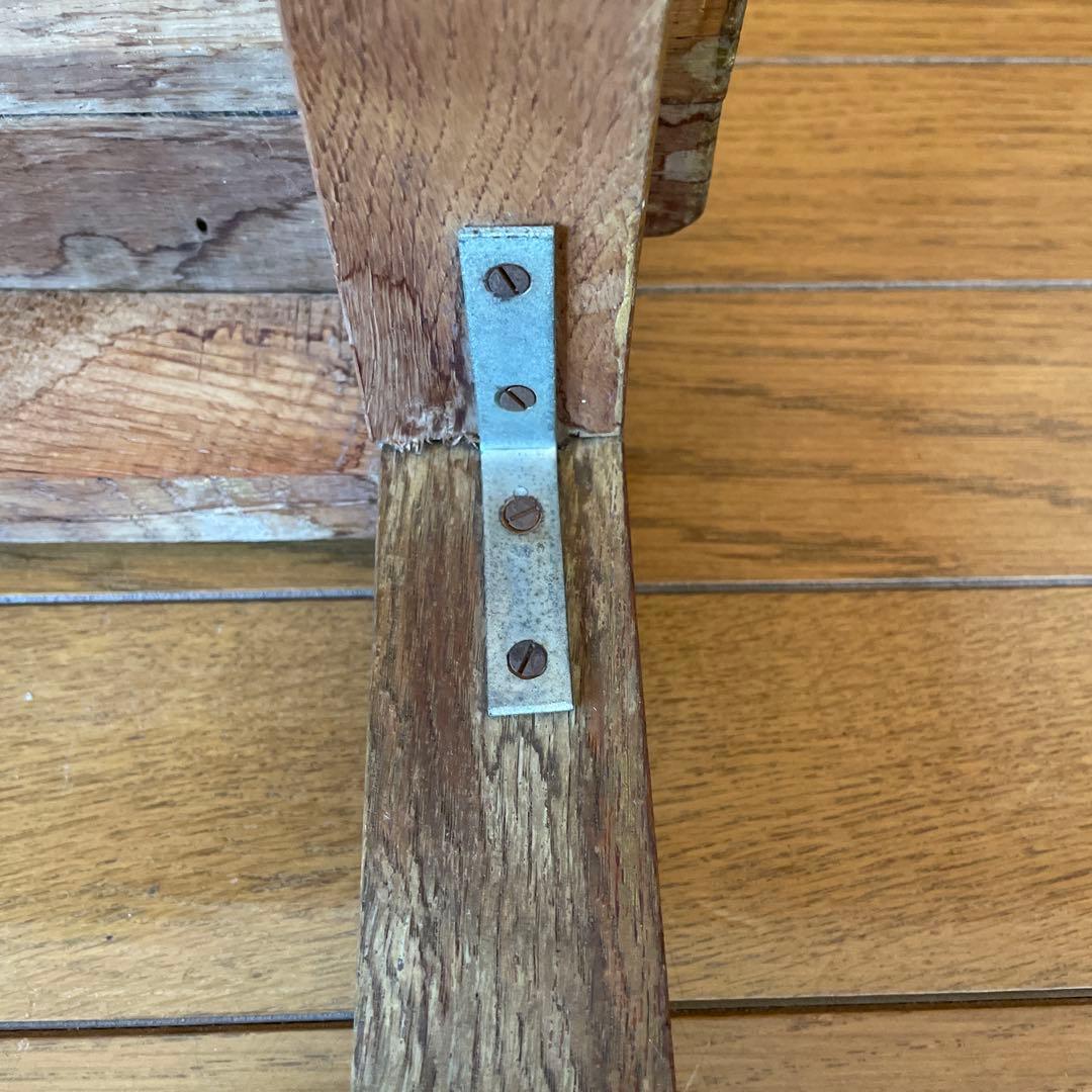 昭和レトロ、学校の椅子、木製、中学、古家具、ヴィンテージ