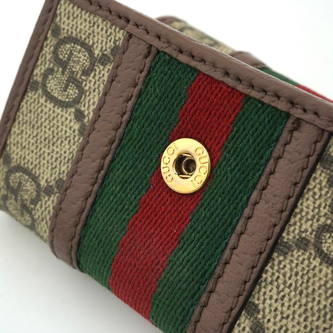 ✨未使用に近い✨　GUCCI キーケース　オフディア　マーモント　6連　PVC