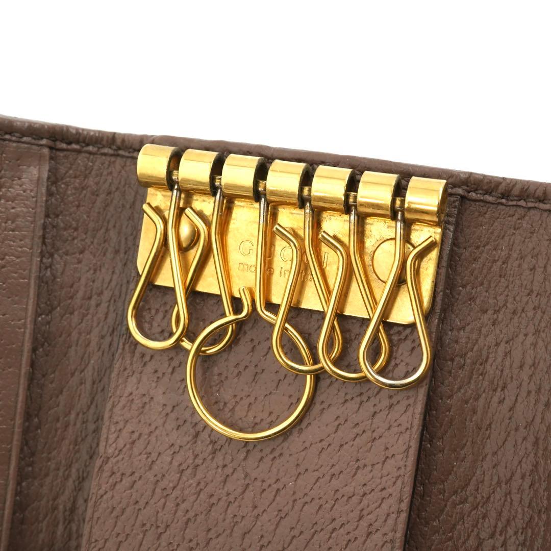 ✨未使用に近い✨　GUCCI キーケース　オフディア　マーモント　6連　PVC