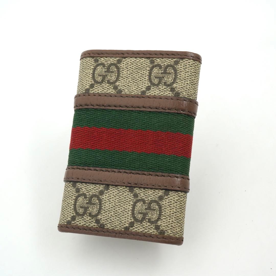 ✨未使用に近い✨　GUCCI キーケース　オフディア　マーモント　6連　PVC