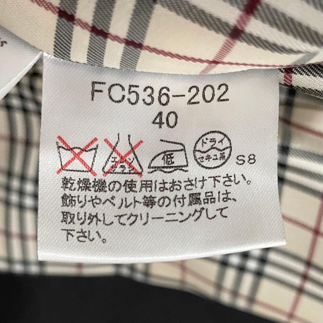 BURBERRY BLUE LABEL トレンチコート 40 ノバチェック　L