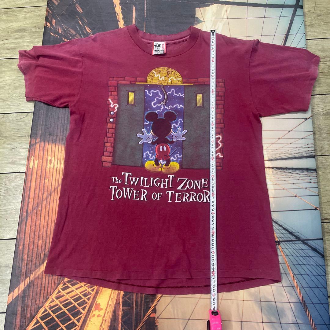 90s USA製Disney ディズニー タワー・オブ・テラー Lサイズ