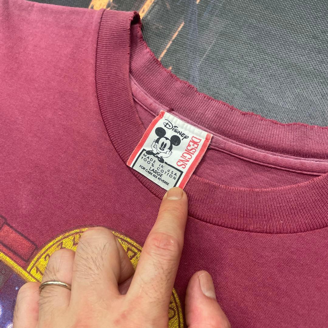 90s USA製Disney ディズニー タワー・オブ・テラー Lサイズ