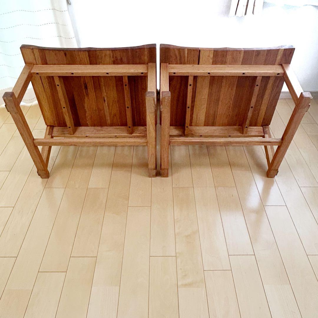 町八家具　クルミ材　ダイニングチェア　ハイバック無垢材　④ リビング