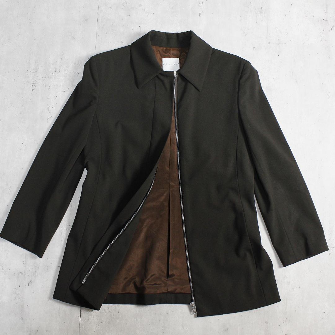 希少 オールドセリーヌ フィービー期 ジップジャケット 38 フランス製