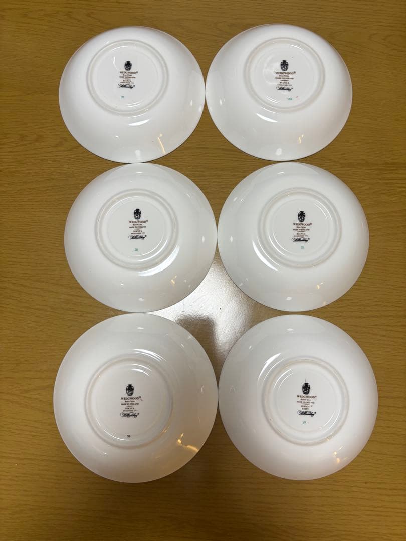 ウェッジウッドビアンカティーセット6客