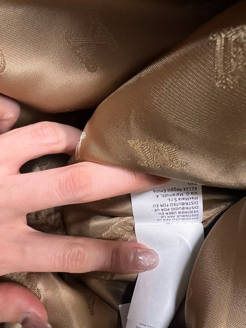 kou MaxMara マックスマーラ ポンチョ テディNEWTERZO