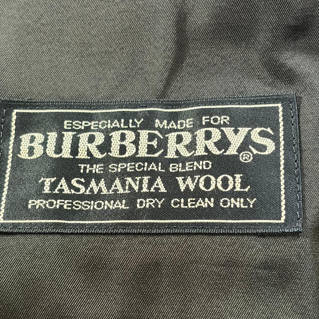 極美品 バーバリー 紺ブレ 刻印金ボタン ネイビー ダブル Mサイズ