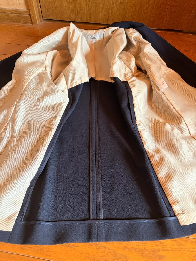 【新品未使用】日本製 ミラショーンスポーツ レディース高級ジャケット ネイビー