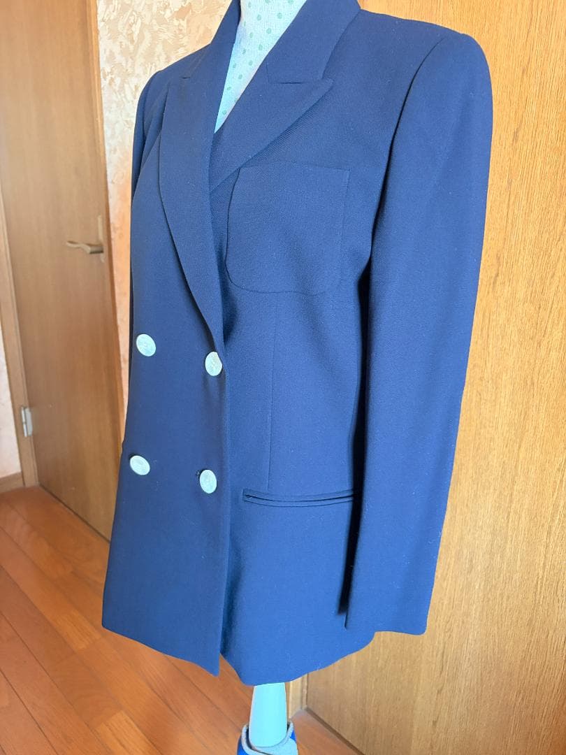 【新品未使用】日本製 ミラショーンスポーツ レディース高級ジャケット ネイビー