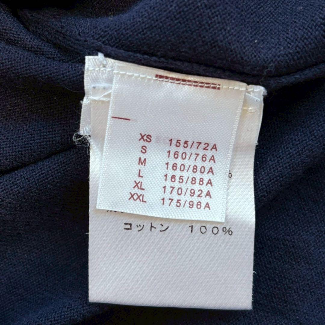 y8484 良品✨ルイヴィトン イタリア製 ロング丈長袖カットソー 濃紺 綺麗め
