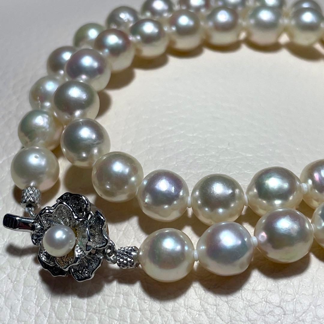 超大珠✨️ あこや真珠 パール ネックレス 約8.5~9.0mm 本真珠