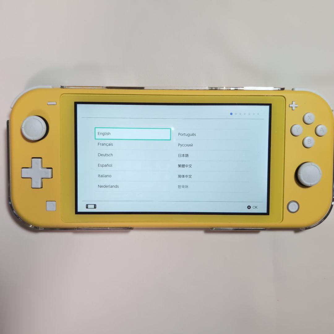 ①任天堂スイッチライト　イエロー、どうぶつの森