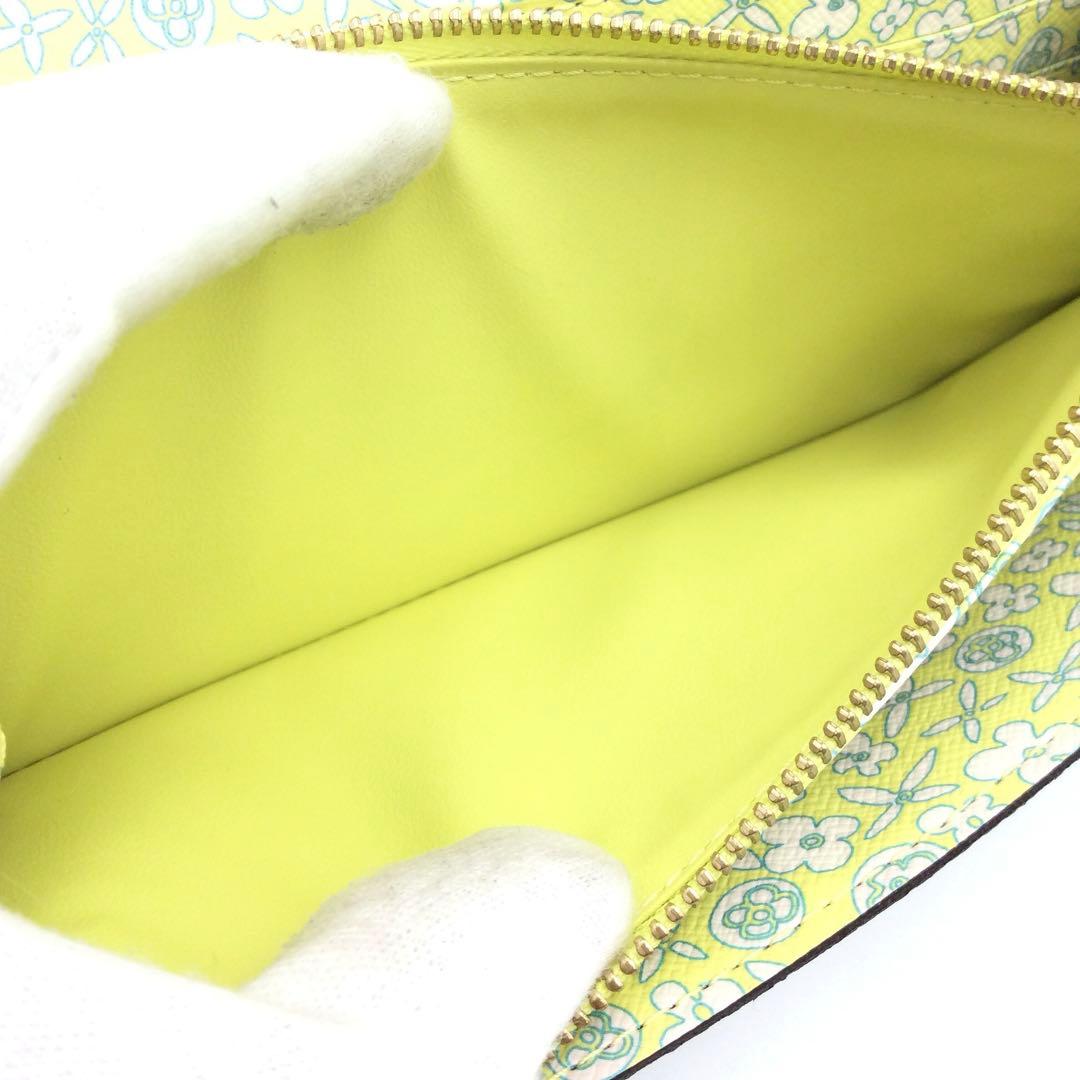 ルイヴィトン モノグラム フルリ ポルトフォイユ サラ 長財布 ヴェール