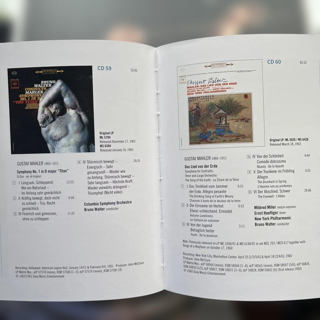 クラシック CD Bruno Walter Complete Columbia album