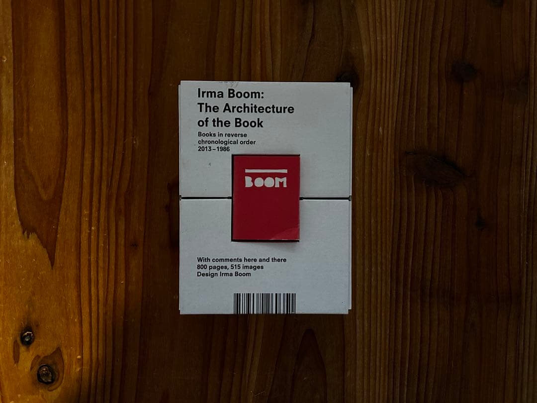 アート・デザイン・音楽 Irma Boom: The Architecture of the Book