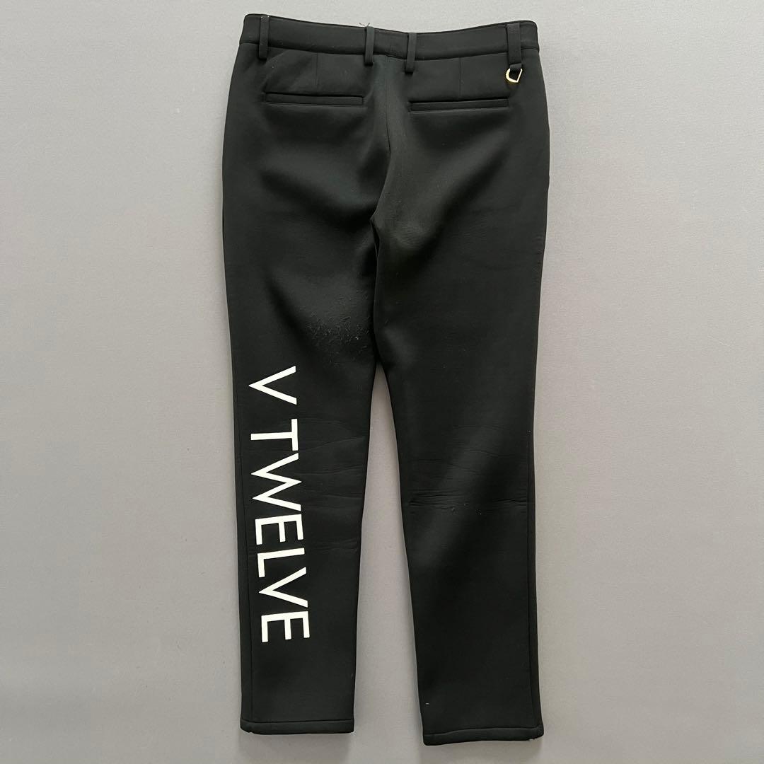 V12 ヴィトゥエルブ セットアップ　ダンボールニット　メンズ　ゴルフ　裏起毛