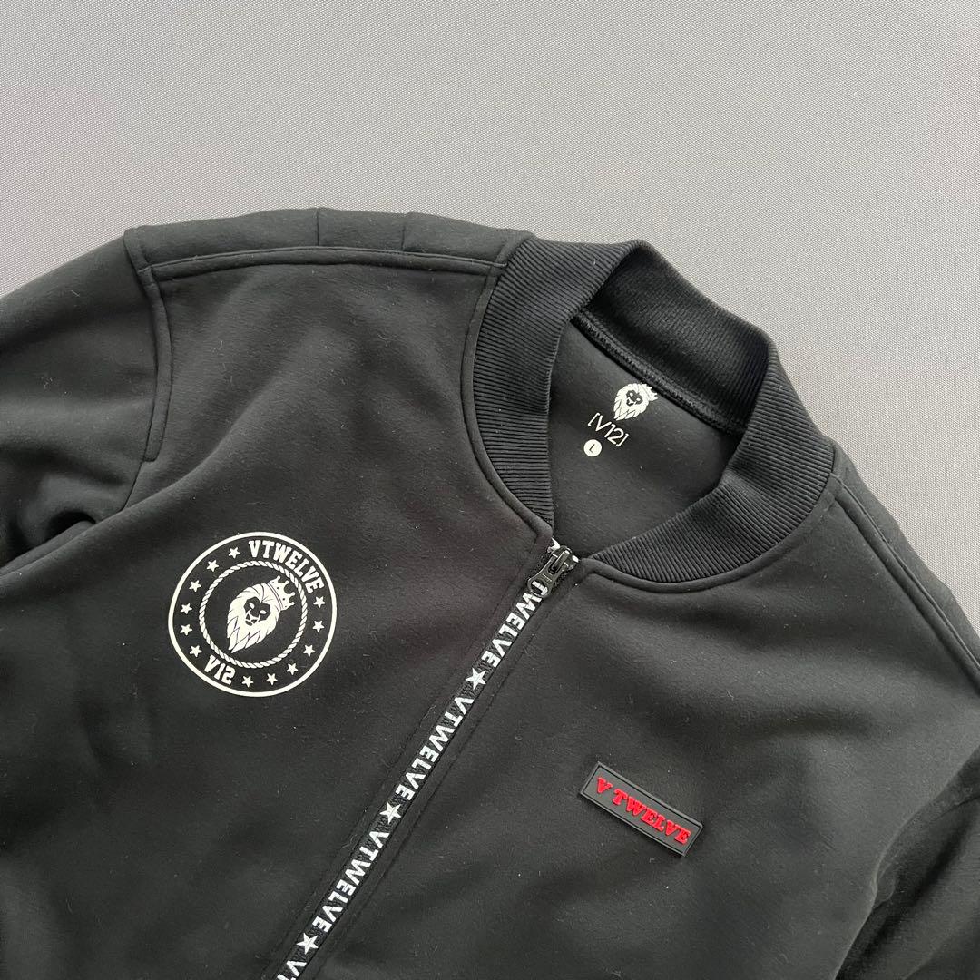 V12 ヴィトゥエルブ セットアップ　ダンボールニット　メンズ　ゴルフ　裏起毛