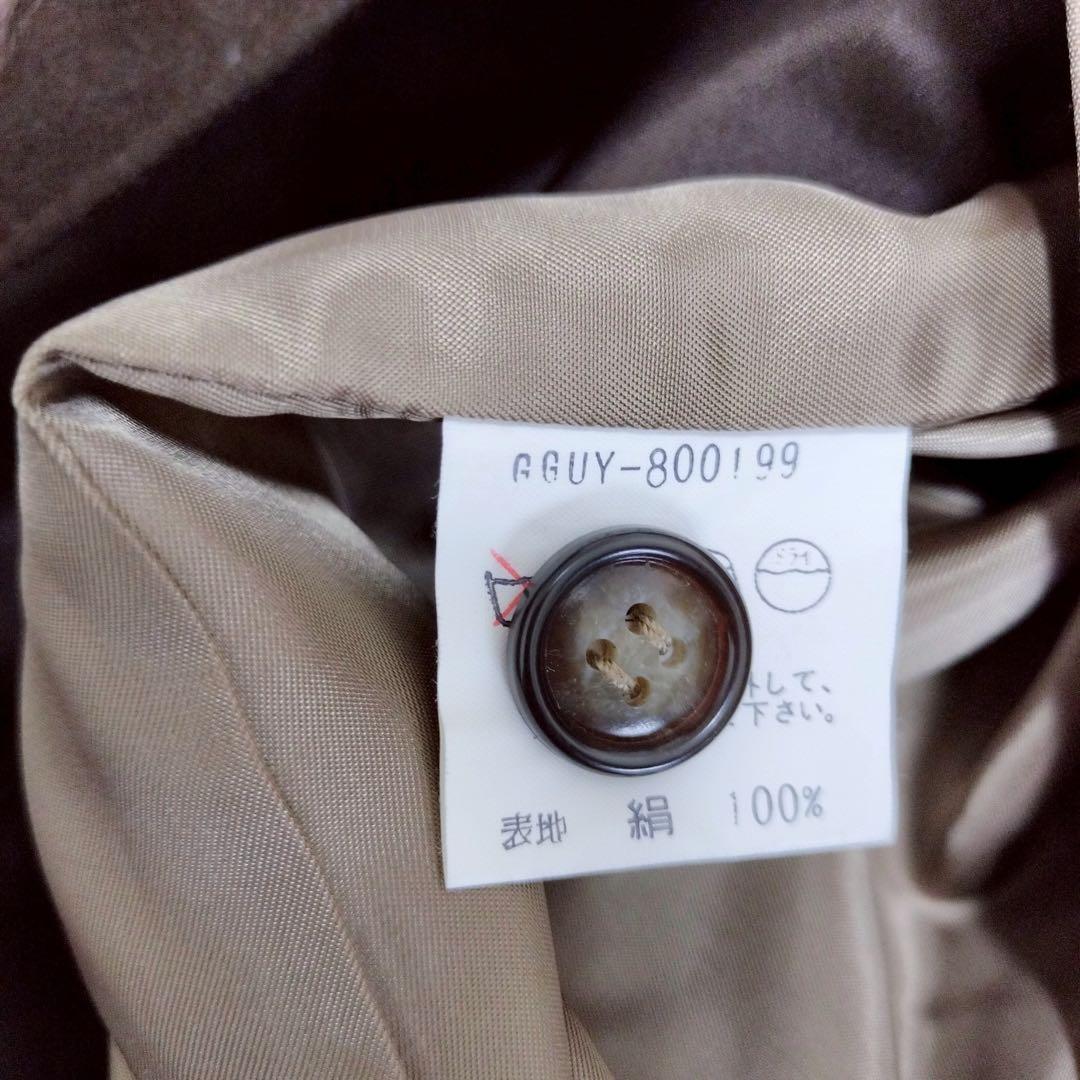 美品 希少✨フォックスファー シルク ベルト ロングコート トレンチ ライナー