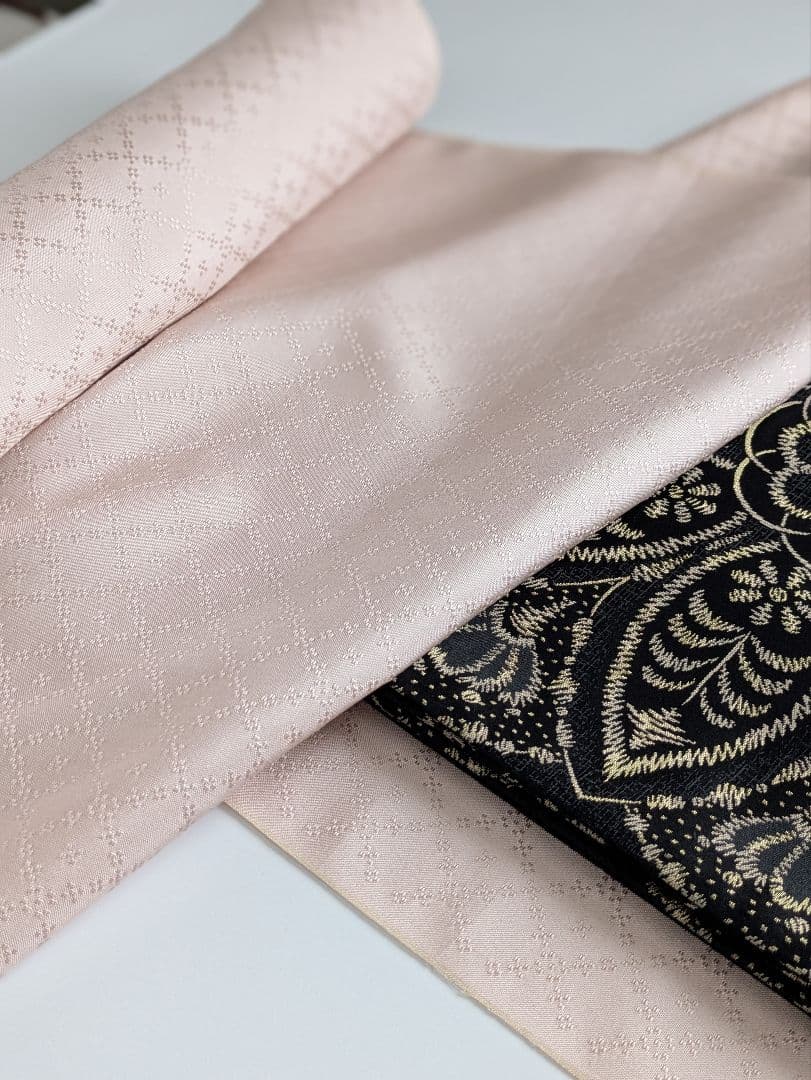 正絹菱屋善兵衛更紗文様袋帯美しいキモノ掲載お仕立て込