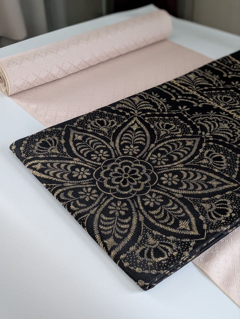 正絹菱屋善兵衛更紗文様袋帯美しいキモノ掲載お仕立て込