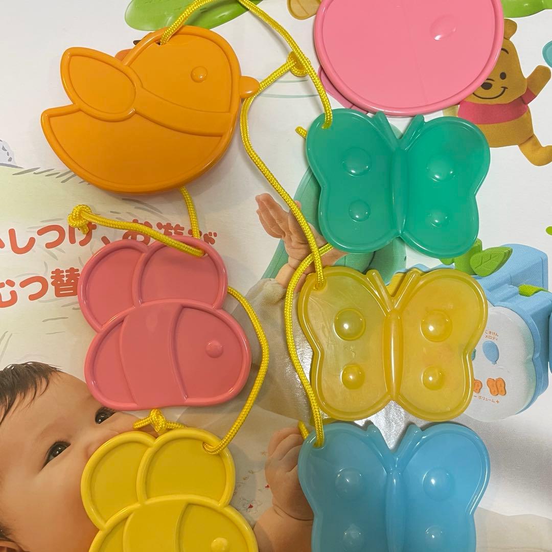 【美品】プーメリー　えらべる回転6ＷＡＹジムにへんしんメリー