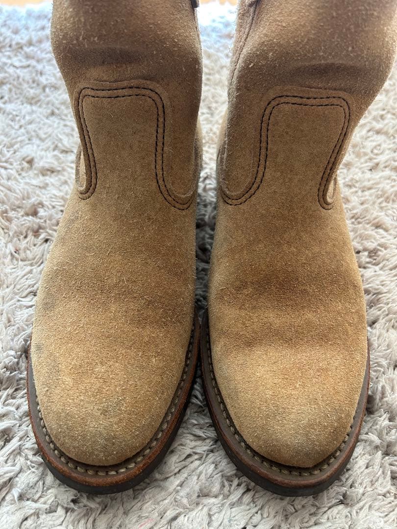 羽タグ　RED WING レッドウィング　スエード　ペコスブーツ　6E