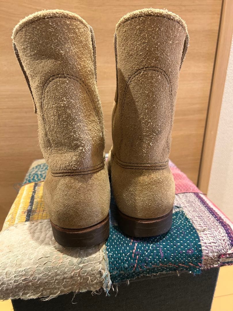 羽タグ　RED WING レッドウィング　スエード　ペコスブーツ　6E