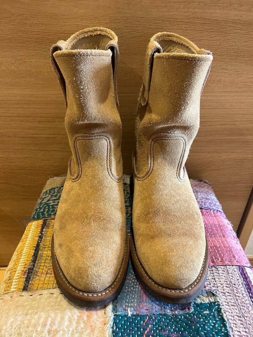 羽タグ　RED WING レッドウィング　スエード　ペコスブーツ　6E