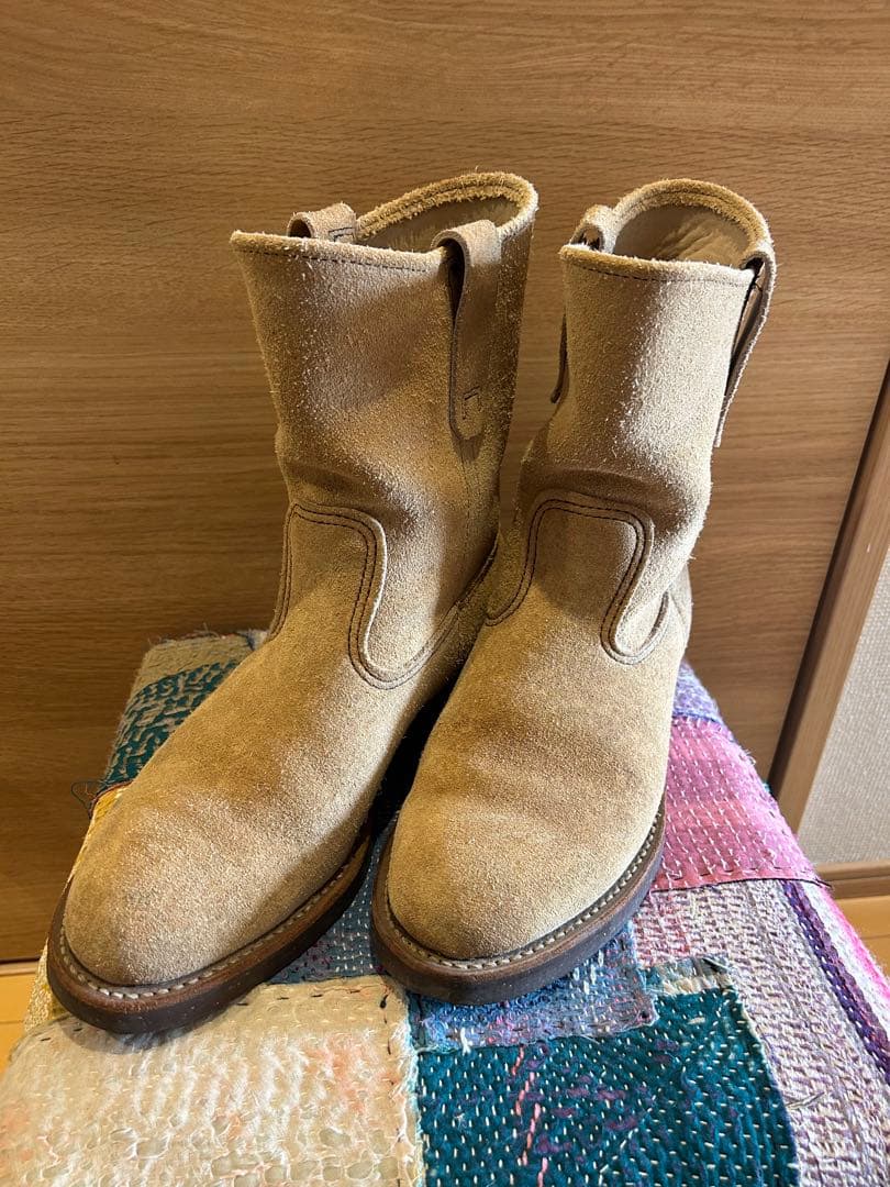 羽タグ　RED WING レッドウィング　スエード　ペコスブーツ　6E