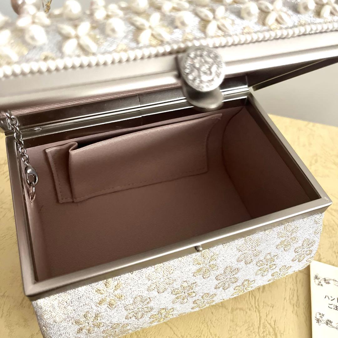 Prima 和装　パール　ハンドバッグ　草履　セット