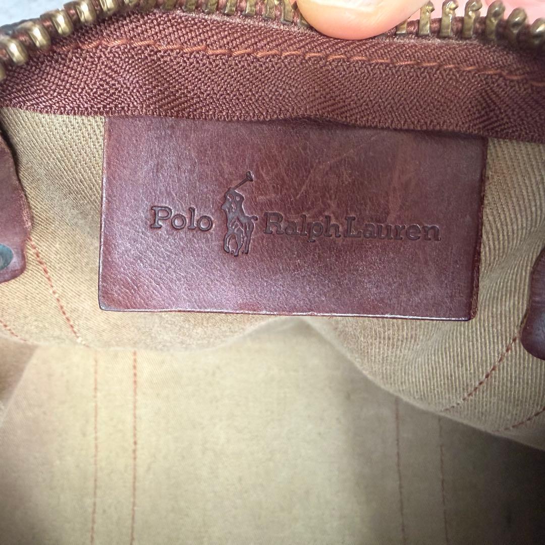 ク*ロ様 希少 ポロラルフローレン ボストンバッグ タータンチェック 2way