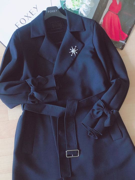 新品同様！ＦＯＸＥＹ ＢＯＵＴＩＱＵＥ　トレンチコート　38 Rene