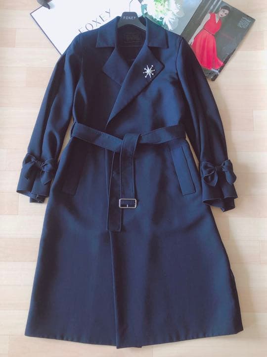 新品同様！ＦＯＸＥＹ ＢＯＵＴＩＱＵＥ　トレンチコート　38 Rene