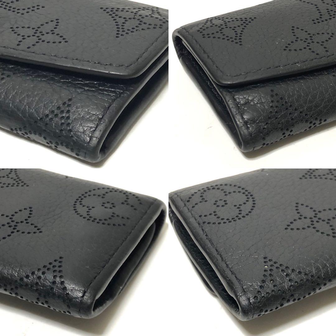 【美品】LOUISVUITTONヴィトン マヒナ　キーケース　4連