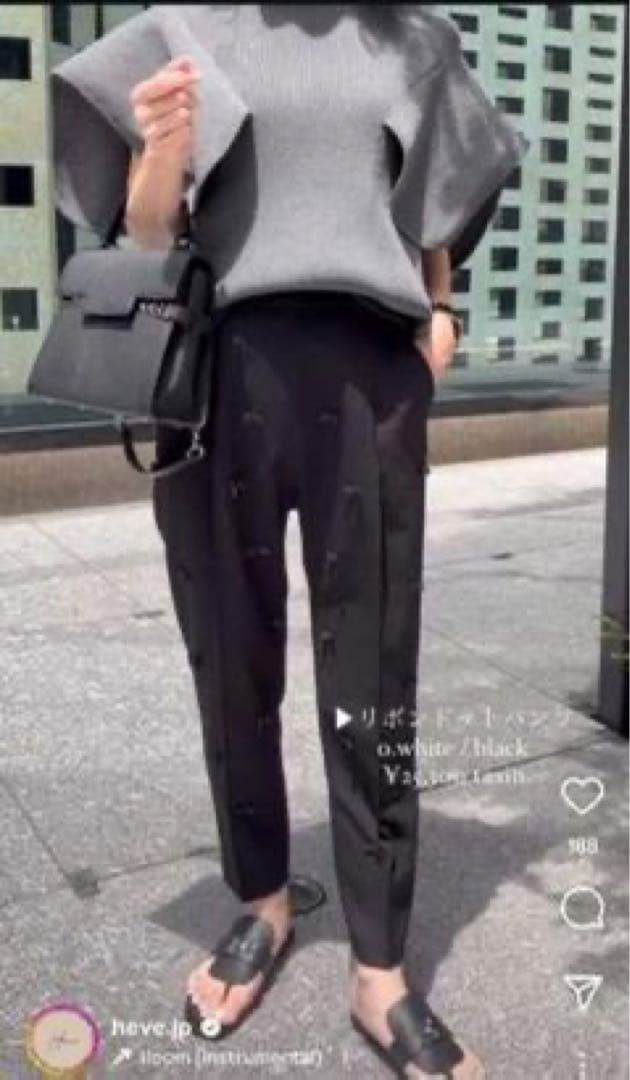 Rose 美品♡Heve ヘイブ　リボン　ドット　パンツ