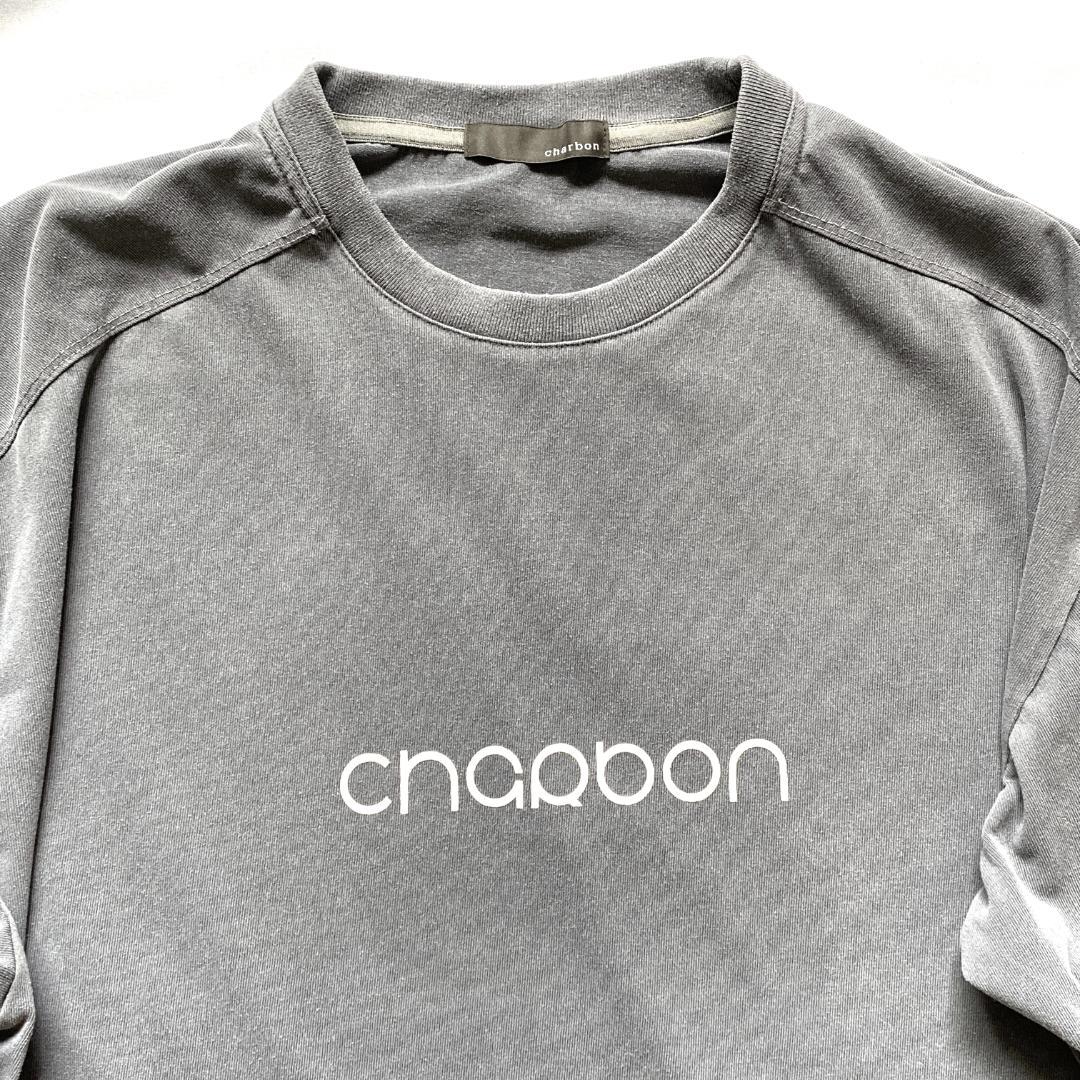 シャルボン PIGMENT DYE PRINT T-SHIRT L