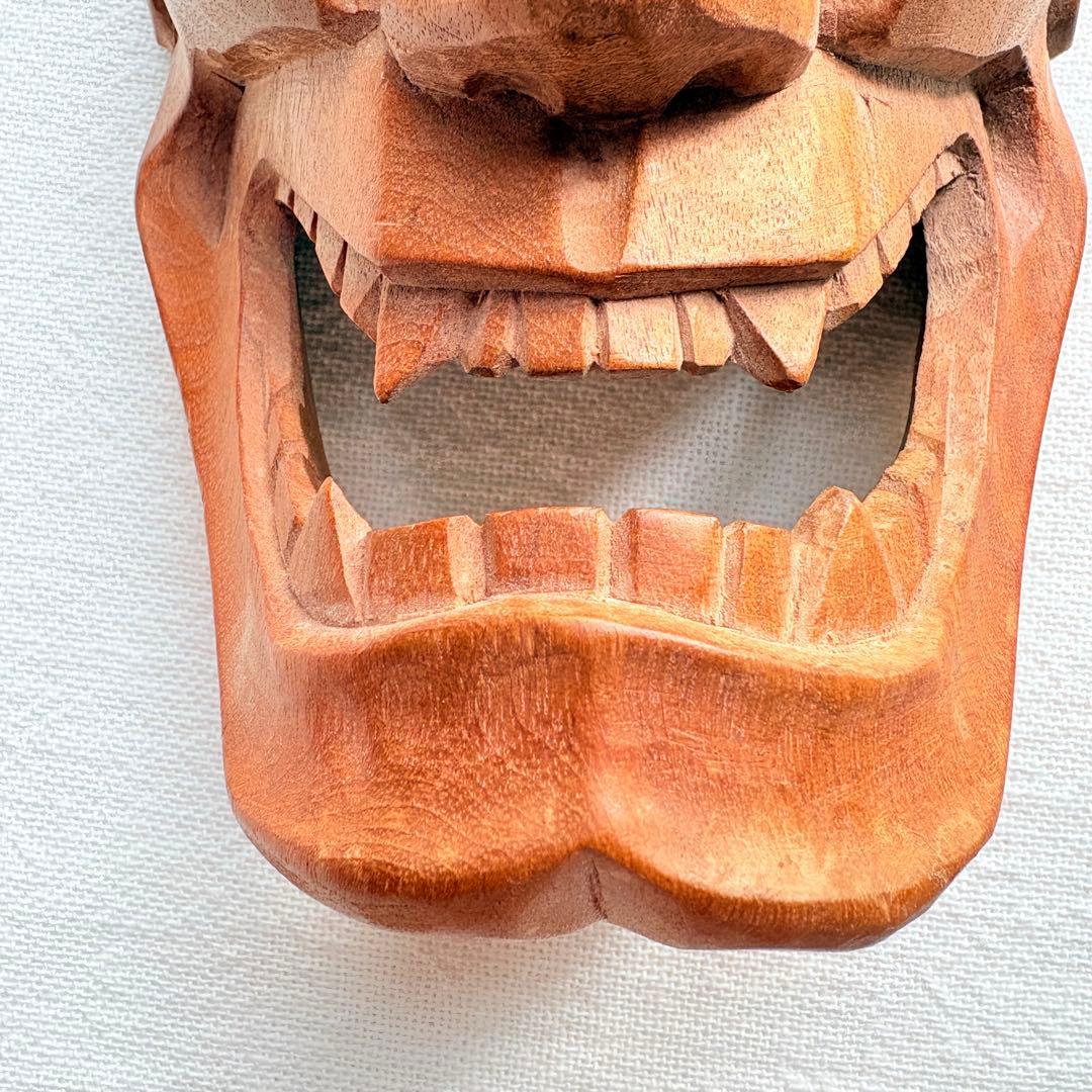 般若　木彫　伝統工芸品